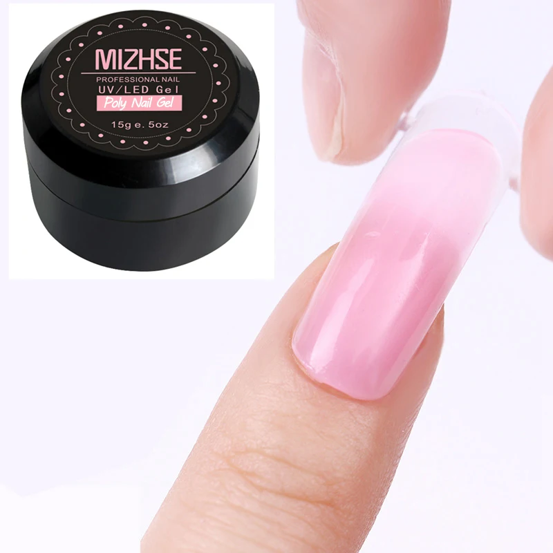 MIZHSE полигель для ногтей Набор создания французский дизайн Камуфляжный цвет