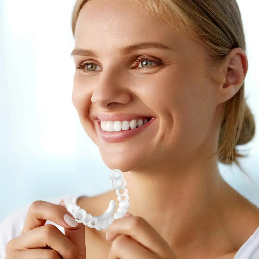 Зубной ортодонтический брекет многоразовые имитация верхний/нижний зубной