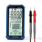 A-BF Профессиональный цифровой мультиметр Тесты приводит автоматически настраивающийся диапазон большой Экран ACDC Напряжение ток True RMS Измеритель сопротивления частота