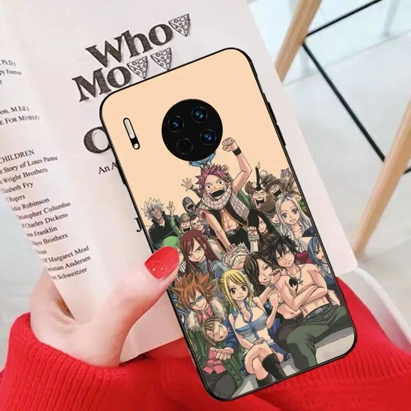 Чехол для телефона с аниме мангой и сказочным хвостом Huawei Mate 20 10 lite pro X Honor paly Y 6 5 7 9