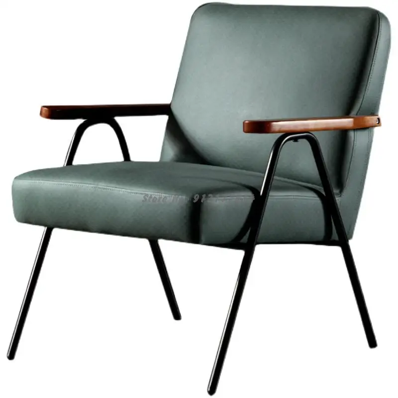 Скандинавский тканевый диван-стул в стиле ретро для гостиной спальни балкона