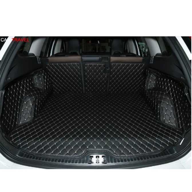 

Best quality! Full set car trunk mats for Volvo XC60 2017-2009 waterproof boot carpets cargo liner for XC60 2012