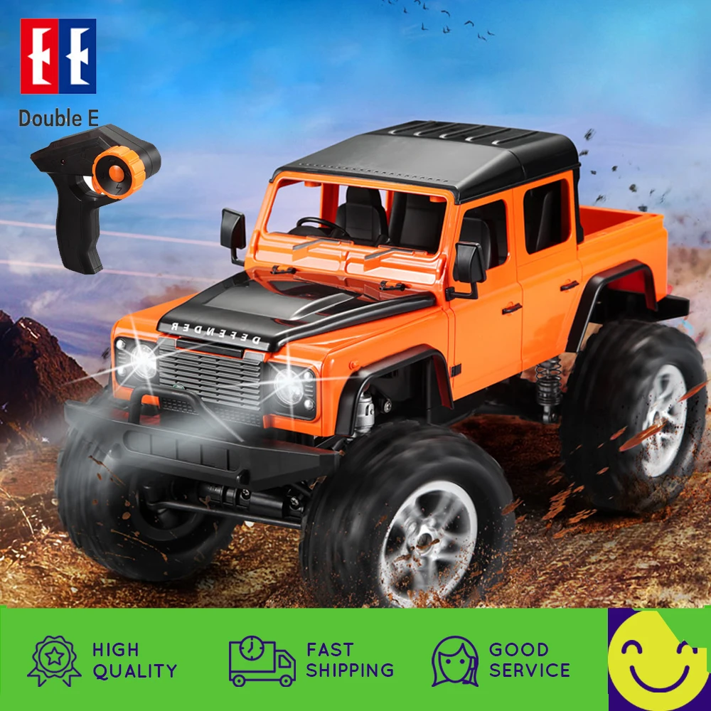 

Double E Rc Car 1:14 4WD 2.4Ghz Remote Control Car Racing Climbing Buggy Carro Defender Model Off Road Electric Vehicle Toys Boy
