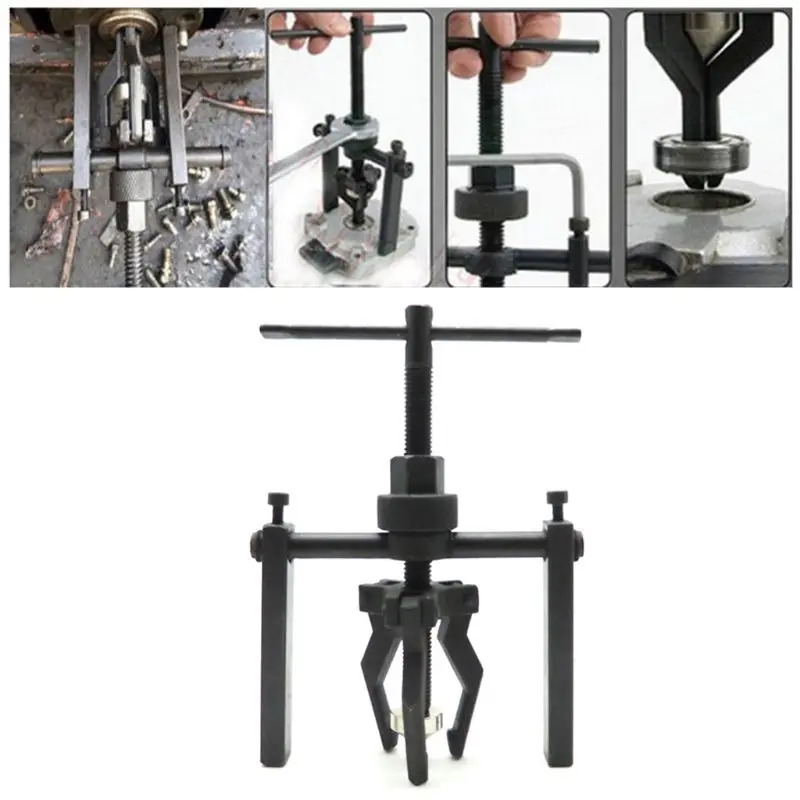 

Vehicle Car 3-jaw Pilot Bearing Puller Inner Wheel Gear Extractor Heavy Duty Automotive Machine Tool Kit Auto Accessories