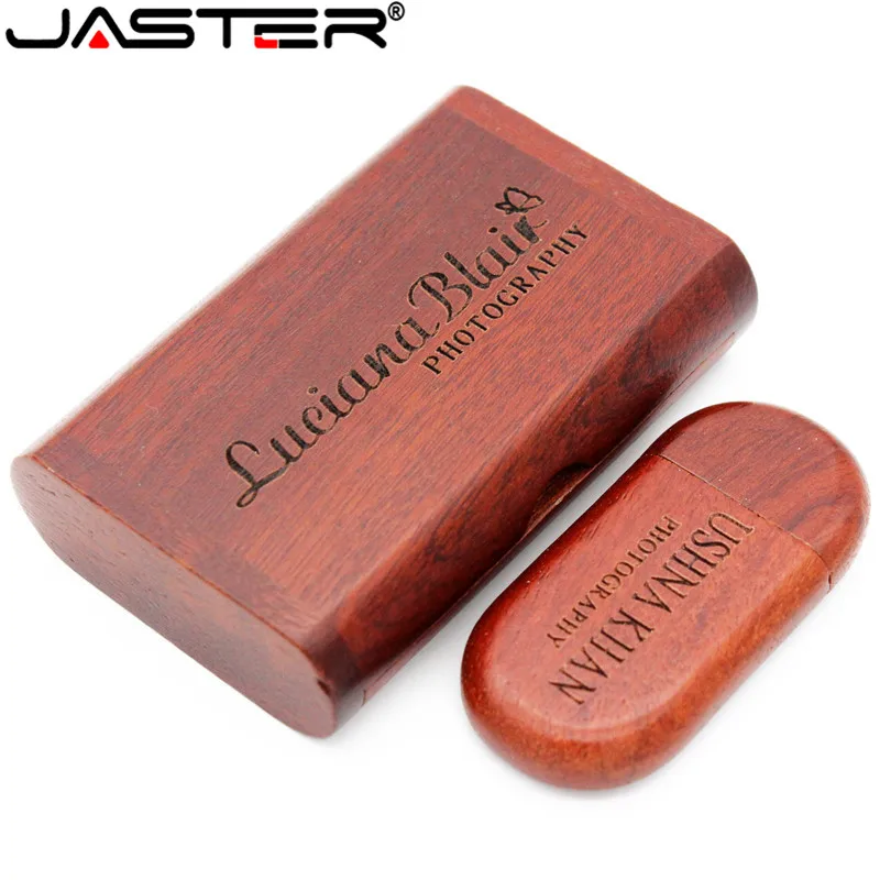 JASTER 5 цветов карбонизированный бамбуковый орех woode USB + коробка логотип на заказ