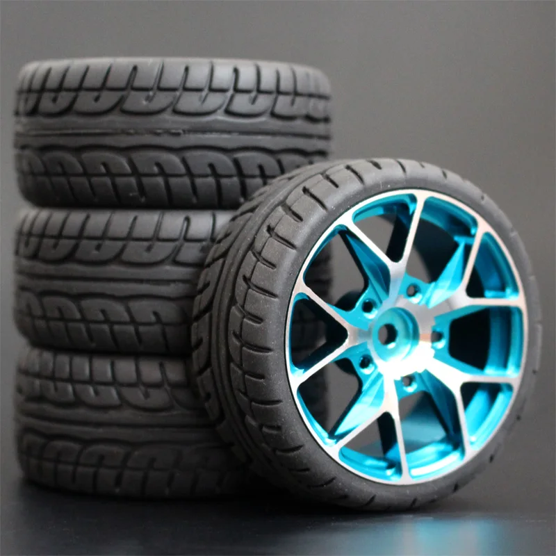 1 набор 4 шт HSP HPI гоночные шины металлический обод колеса для RC 1/10 на дороге