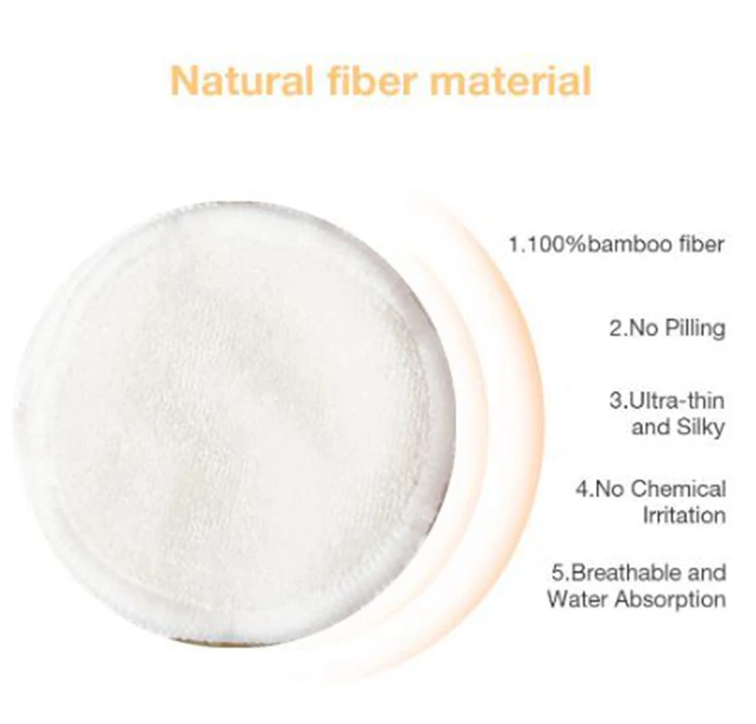 6/8 шт. многоразовые ватные прокладки для снятия макияжа|Средство макияжа| |