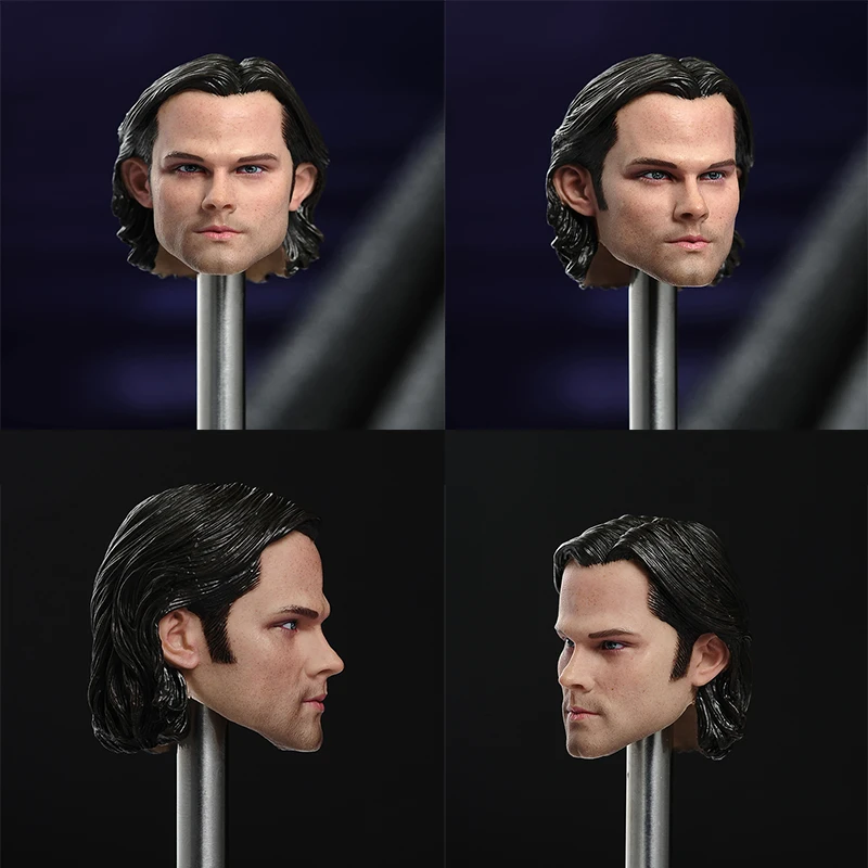 1/6 Sam Winchester Jared Padalecki Head Model Male Head Carving For 12