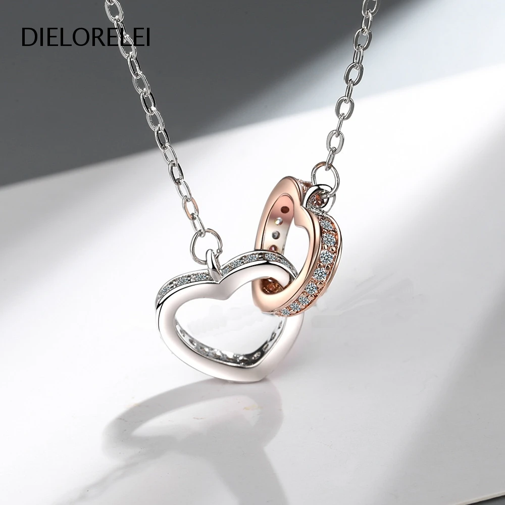 

Женское ожерелье из серебра 925 пробы с подвеской