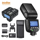 Вспышка Godox V860III, 2,4G, высокопрочная, TTL, 2600 мА ч, литий-ионный аккумулятор 0,01-5s, время перезарядки 10 уровней, светодиодная лампа для моделирования