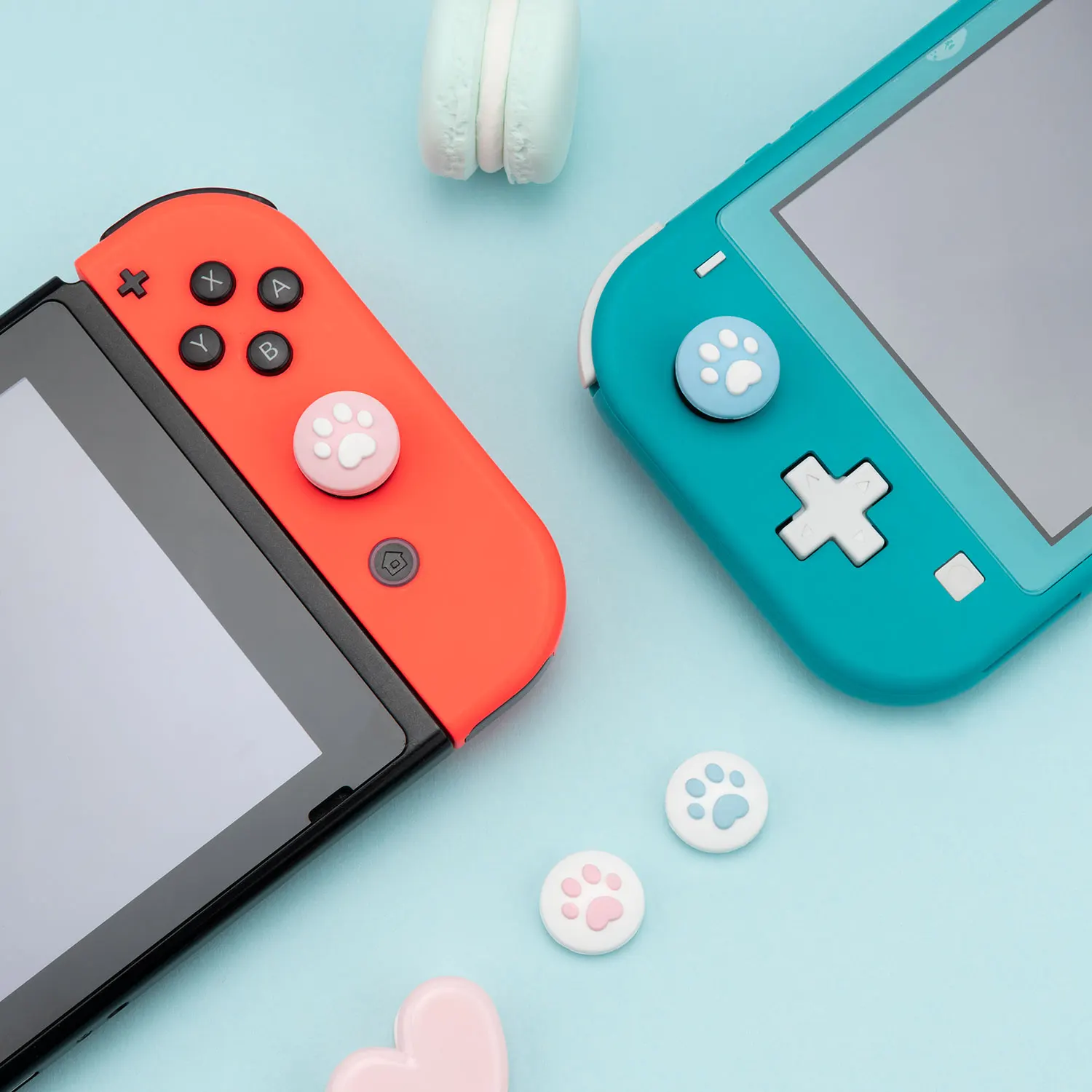 GeekShare Nintendo Switch Joy-con Joystick Caps For OLED Cute Cat Paw Silicone Thumb Grip Lite | Электроника