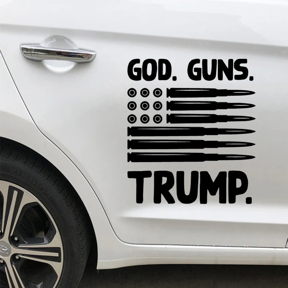 Автомобильный Стайлинг наклейка для автомобиля с изображением Трампа Виниловая
