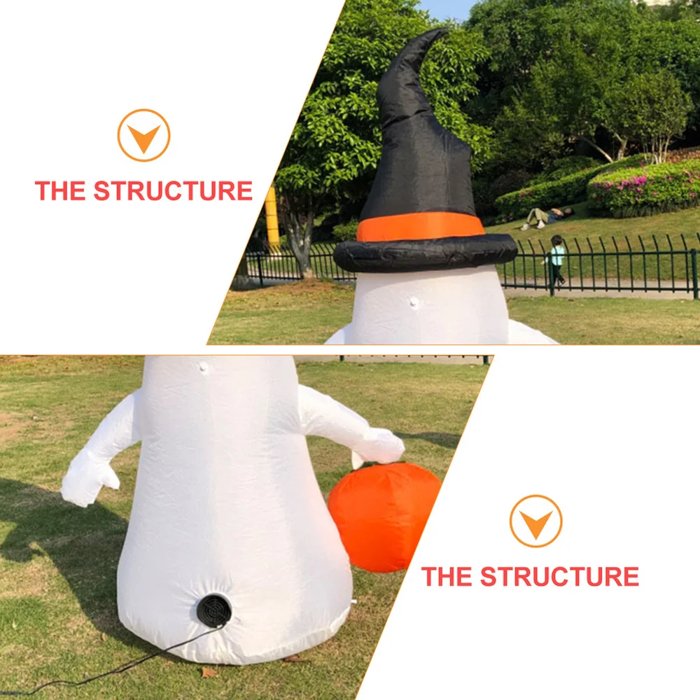 

1 Set Ghost Pumpkin Inflatable Model Decoration (US Plug)