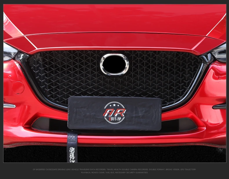 Автомобильный Стайлинг для Mazda 3 Axela ABS пластик черный цвет передний бампер Гриль верхняя решетка Передние решетки протектор крышки