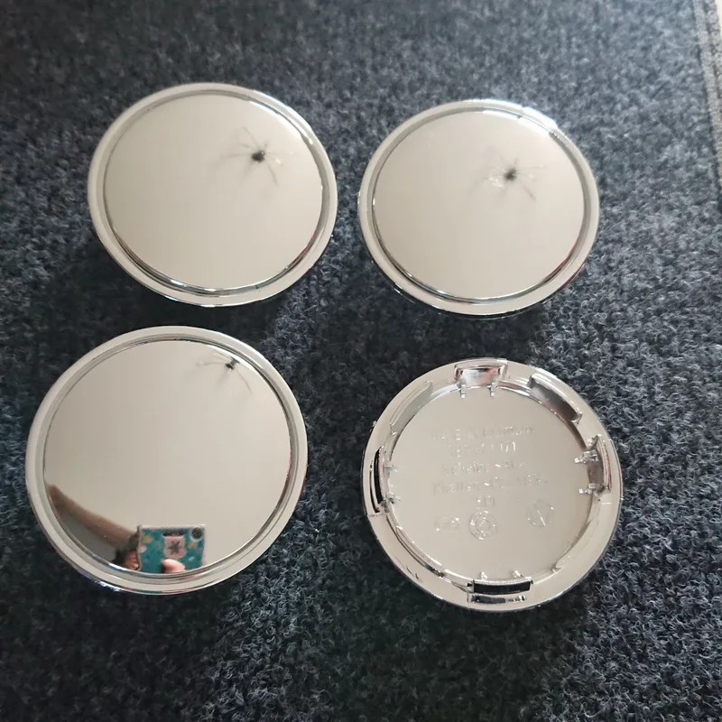 4 шт. Универсальный 65 мм хром автомобиль колесная Центральная Кепки s обод для