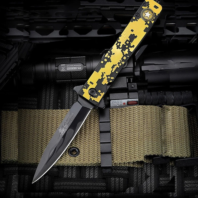 

Outdoor High Hardness Portable Pocket Knife Portable Folding Knife Fruit Knife Survival Tool Tactical Knife Knives Folding