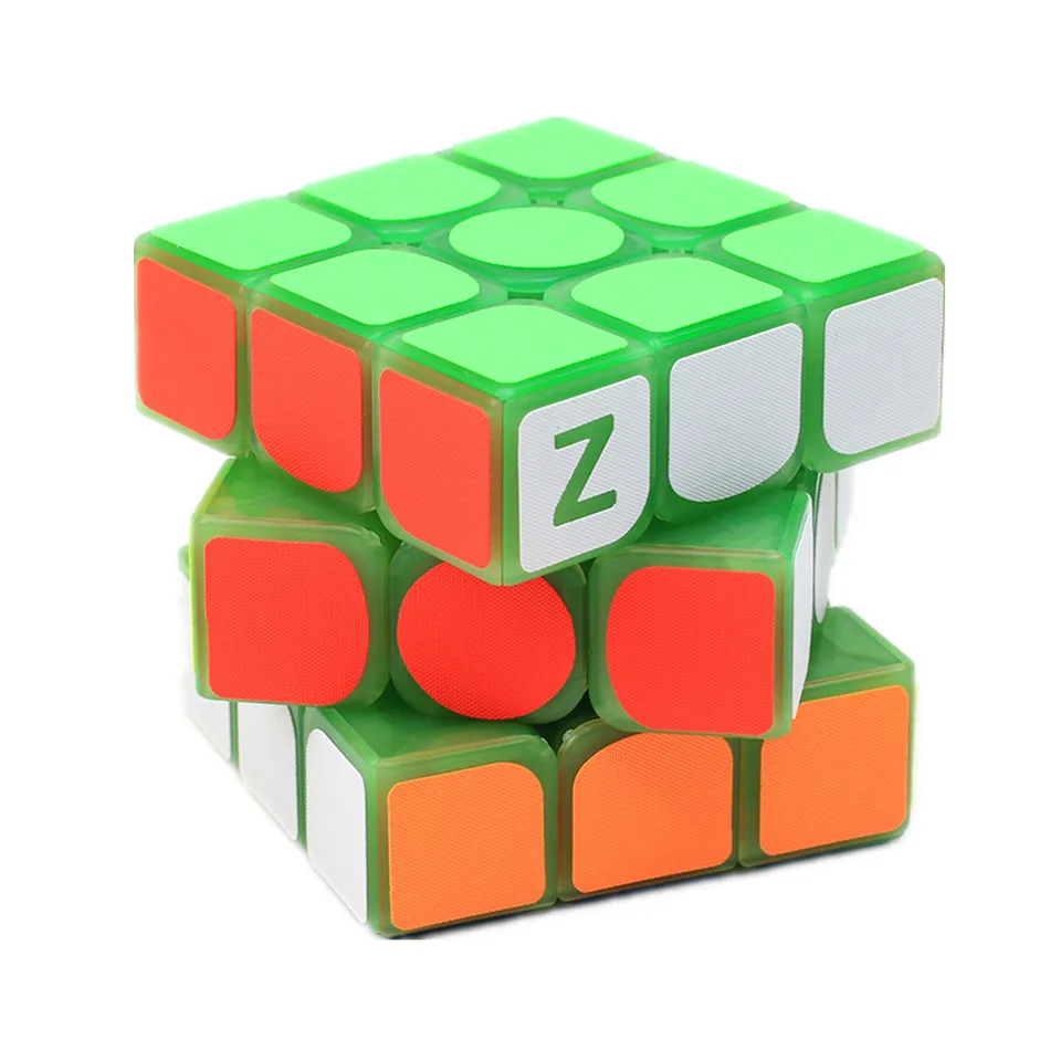 Кубик-головоломка Zcube светится в темноте 3x3x3 Magic Speed Cube кубик Magico Классические