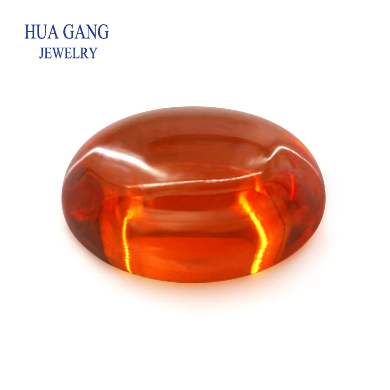 

Оранжевый фианит камень овальной формы кабошон с плоской спинкой свободный CZ камень искусственные камни для ювелирных изделий Бесплатная ...