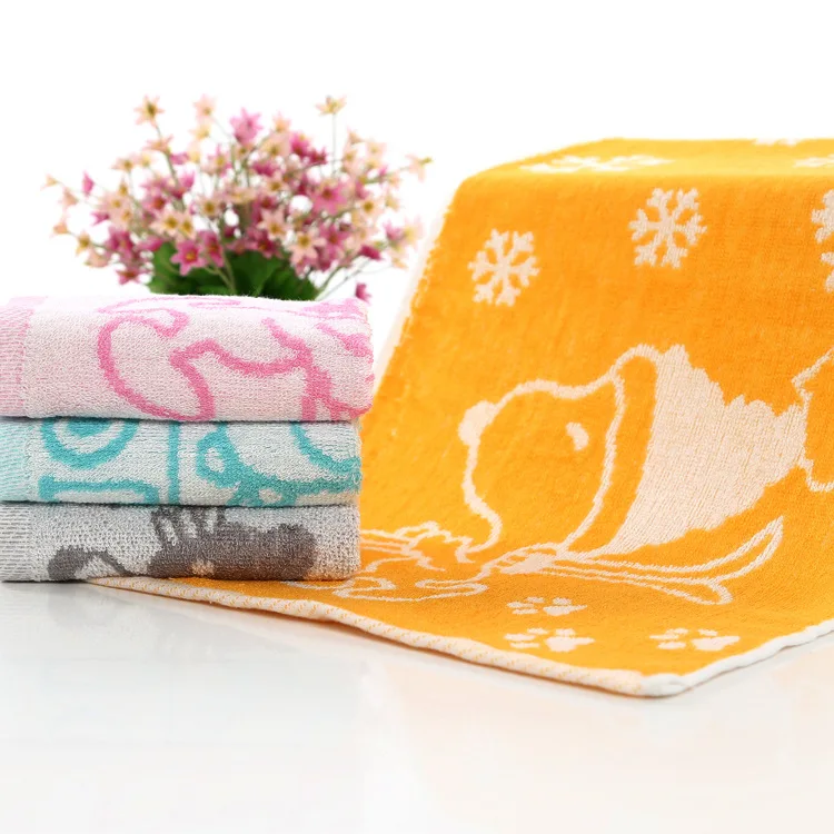 

2021 new household wash towel solid color towel