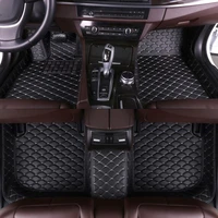 custom car floor mats for volkswagen golf cross 2011 crossing the bridge 20 cm eco leather for car interior auto accessories