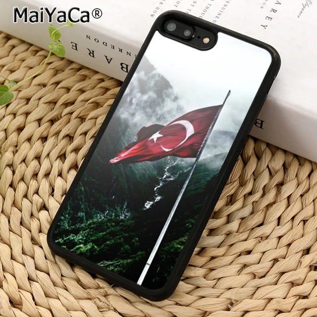 MaiYaCa Турецкий флаг чехол для телефона iPhone 5 6 7 8 plus 11 pro X XR XS max samsung S6 S7 edge S8 S9 S10 |