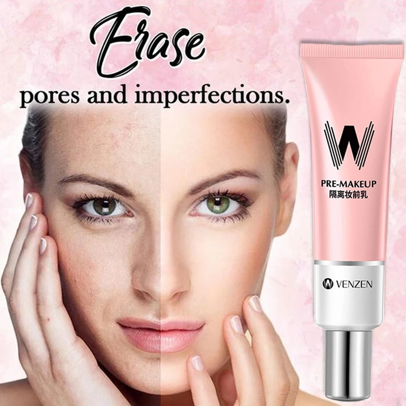 

Long Lasting Face Primer Makeup Base Concealer Nature Rose Essence Pore Away Foundation Oil Control Facial Matte Primer Korean