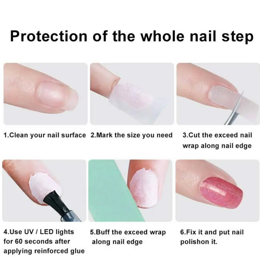 Fashion Nail Decorative Silk Tape Repair Self-adhesive Armor Sticker And Decal Beauty Art | Красота и здоровье
