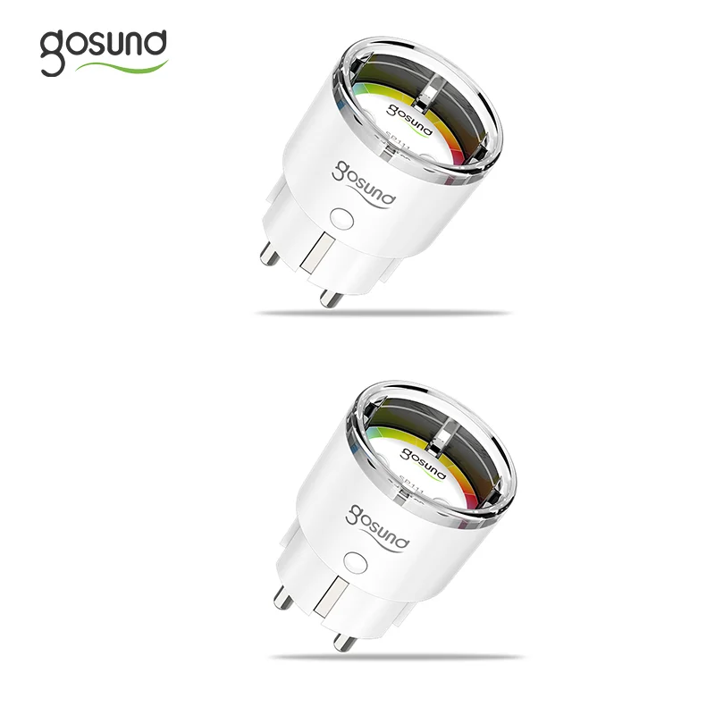 

2PC Gosund EP2 10A WiFi MINI Smart Plug Socket Tuya Remote Control Works With Alexa Google Home No Hub Required Smart Home
