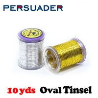 hot 2optional colors fly tying metallic oval tinsel goldsilver ribbing fly tying materials on fly fishing salmon fliesnymphs