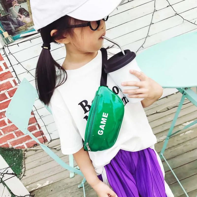 Детская поясная сумка кожаный миниатюрный саквояж с надписью забавная Сумочка