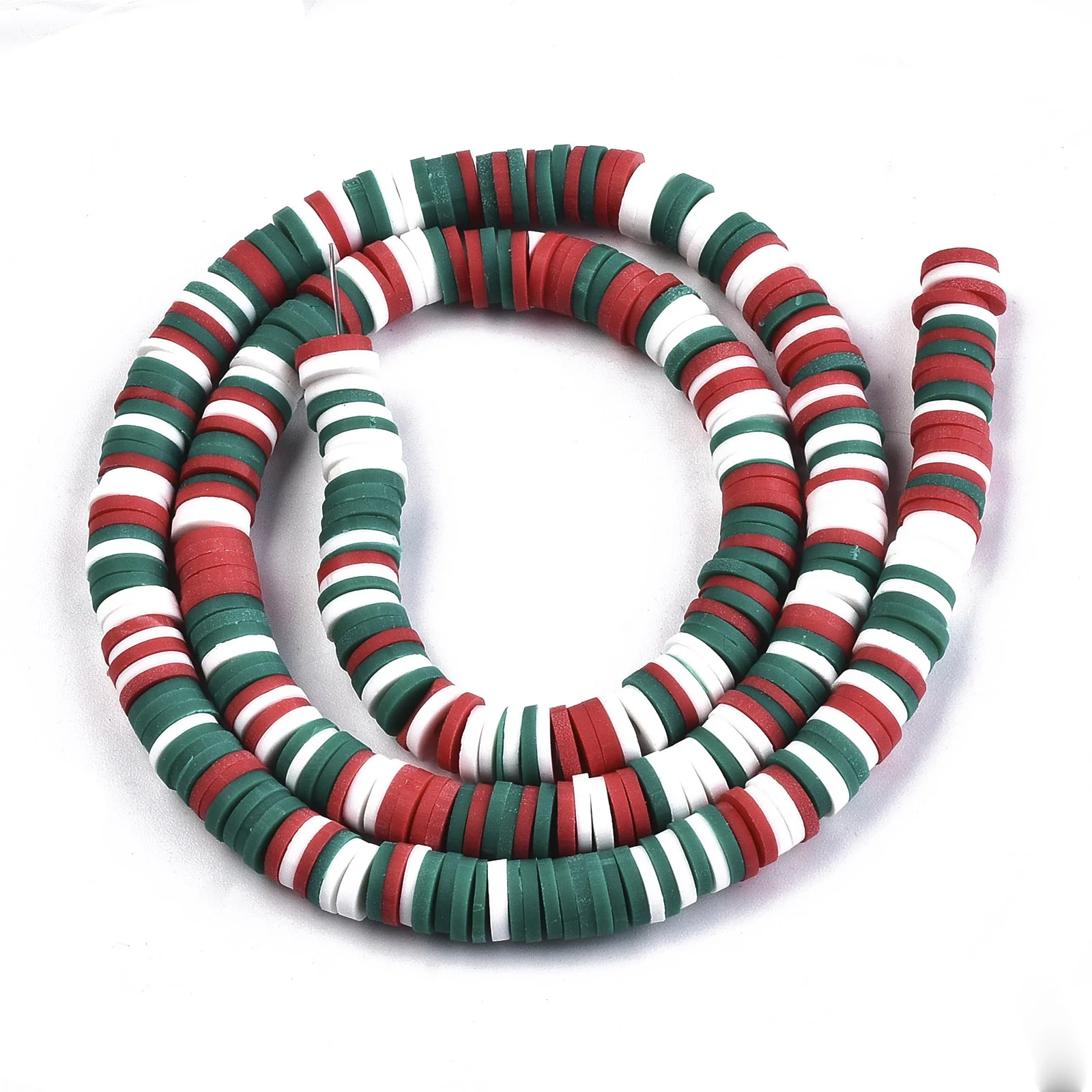 

10 Strands 6mm Colorful Flat Round Polymer Clay Beads Handmade Slices Chip Disk Bead For DIY Bracelet Necklace Jewelry Making
