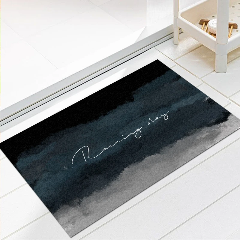 

Entrance Doormat Bathroom Floor Mat Carpet for Living Room Home Decor Kitchen Carpet Modern Simple Style Doormat Office Rug