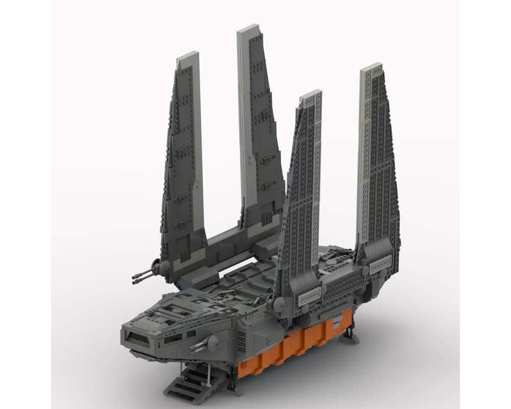 

Interstellar small particle building block moc-41737 space rogue zeta cargo spaceship assembling toy model boy's birthday gift