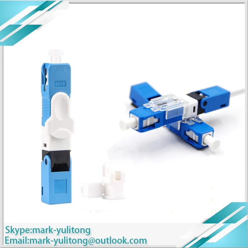 100 шт. ESC250D FTTH SC APC UPC Оптический уровень волоконно-оптический разъем apc upc