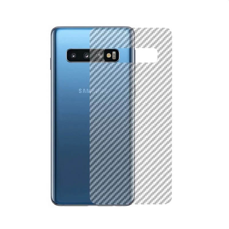 5 шт./партия 3D наклейка из углеродного волокна протектор для samsung Galaxy Note 10 + S10e S9 Plus 8