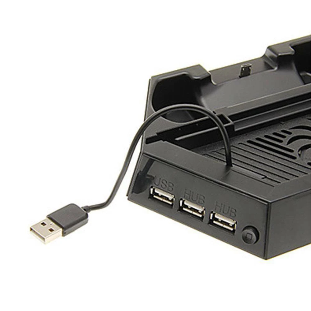 Вертикальная подставка для двух контроллеров зарядная станция с охлаждающим