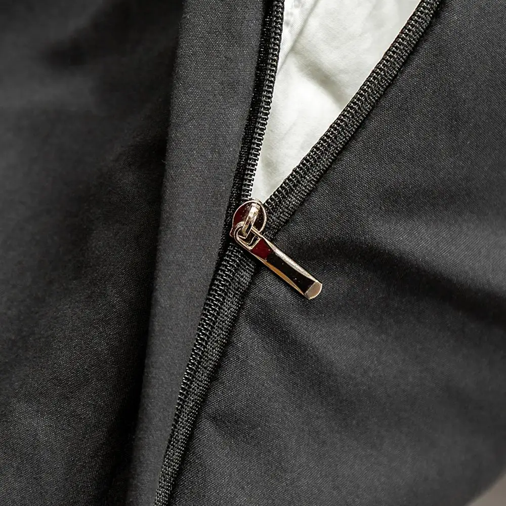 Пододеяльник Королевский размер черного цвета Комплект постельного белья для