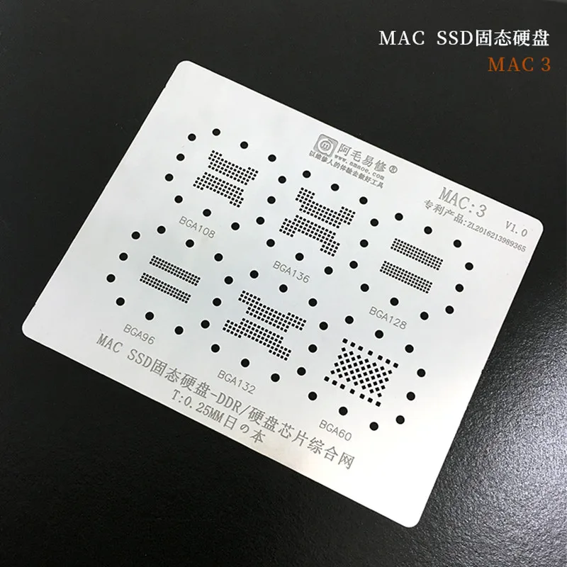 Для MACBOOK MAC Pro A2159 A1706 A1707 A1534 Power USB Зарядка IC CPU/RAM SSD DDR WIFI A1989 A1932 BGA реболлинговый
