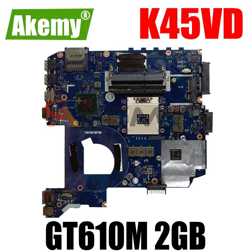 K45VD QCL41 LA 8224P GT610M 2GB системная плата Rev: 1 0 для ASUS K45V A45V A85V P45VJ K45VM K45VS Материнская