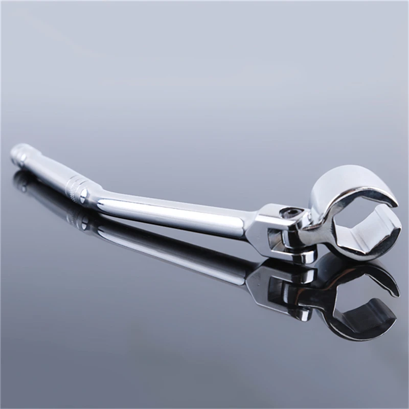 

Silver Oxygen Sensor Flexible Head Repair Hex Installer Remove Tools Oxygen Sensor Socket Wrench Removal Tool