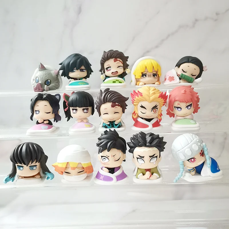 Экшн фигурка из ПВХ no Yaiba Nezuko Tanjirou Zenitsu Giyuu Inosuke 5 шт./компл. см|Игровые фигурки и