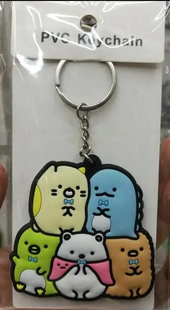 IVYYE Sumikko gurashi стиль аниме-брелок для ключей пвх рисунок брелок милая игрушка брелок для ключей подарки на день рождения унисекс новинка - Цвет: see chart