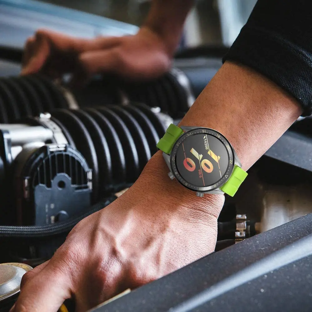 

YAYUU 22mm Silicone Watch Strap for Huawei Watch GT 46mm/Watch GT 2 46mm/Watch GT Active Replacement Band Bracelet