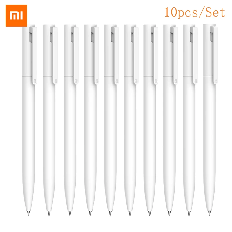 Оригинальная гелевая ручка xiaomi mijia June 2019 10 шт./компл. стержни с прессованным