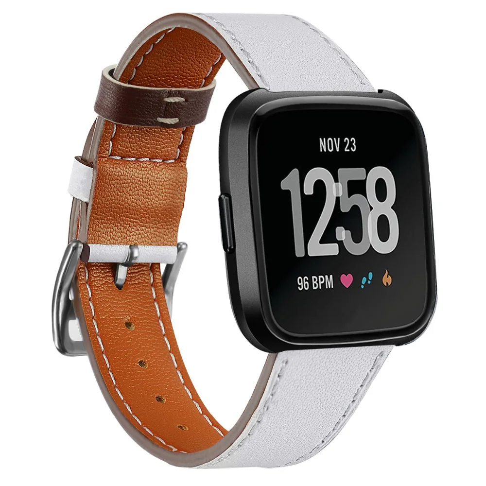 Кожаный ремешок для Fitbit Versa /versa 2/versa lite correa сменный Браслет ремень умные часы