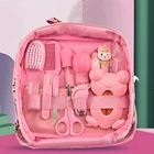 Набор для ухода за новорожденными многофункциональный триммер для ногтей термометр ножницы для младенцев малышей кусачки для ногтей набор инструментов для ухода