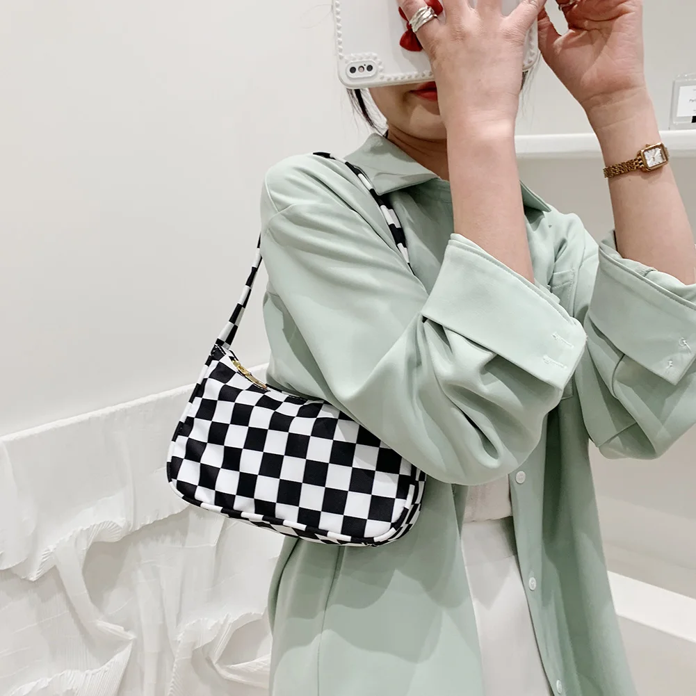 Повседневная сумка-шоппер высокого качества дешевая женская сумка 2021 клетчатые