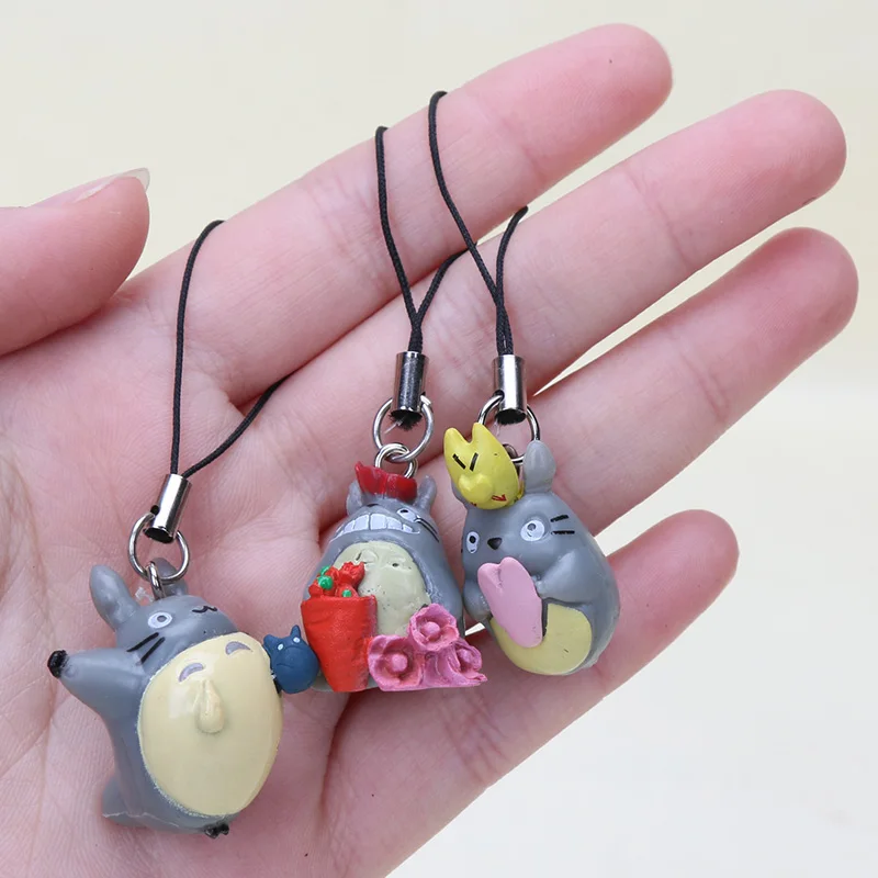 12 шт./компл. аниме фильм Мой сосед Тоторо ремешок для сотового телефона