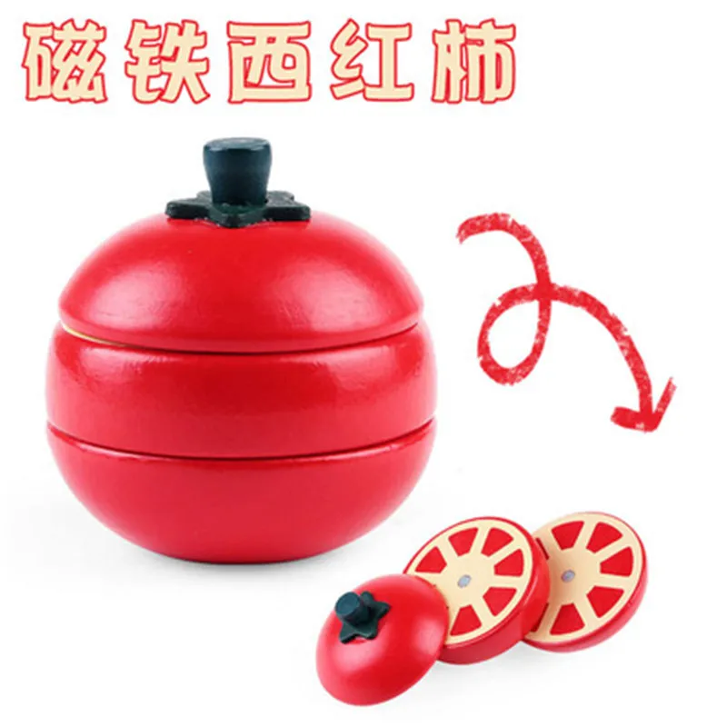 Новый детский магнит chechechele Montessori образовательные 3D овощи фрукты лук деревянная