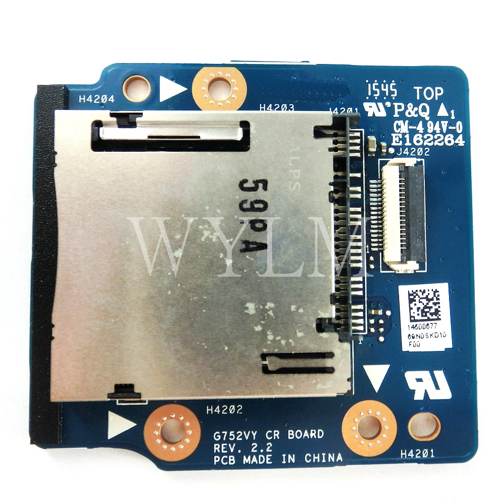 

G752VY CR board rev2.2 For Asus G752V G752VY G752VT G752VS G752VL VM SD card reader board free shipping